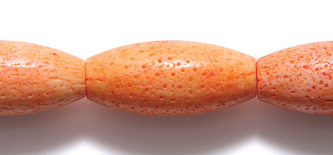 ST5605-241: Coral Orange Long Oval 13x30mm STR