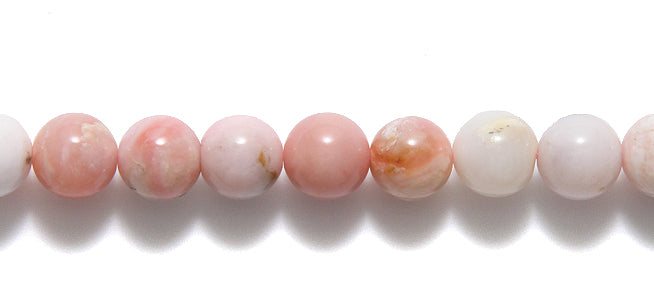 8ST460-P: Pink Peruvian Opal Round 8mm