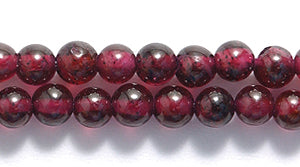 4ST418: Garnet A Grade Round 4mm