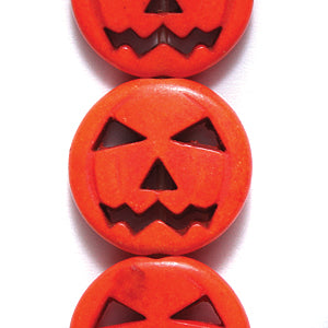 15ST50-PK: Magnesite Orange Pumpkin 15mm