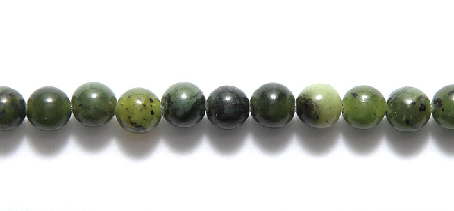 6ST406-N: Nephrite Jade Round 6mm