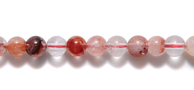 6ST411-R: Red Quartz Round 6mm