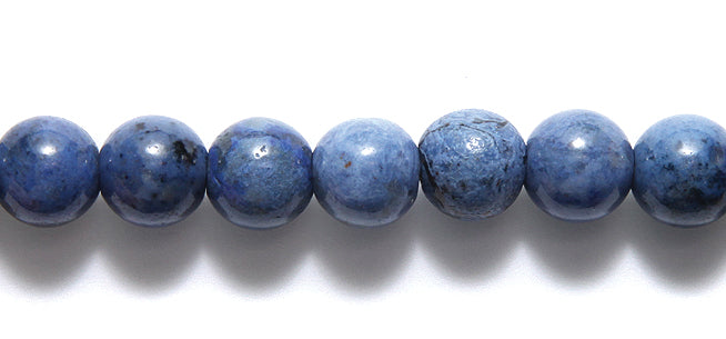 10ST655-LH: Sunset Dumortierite Round 10mm 2.5ID 21PST