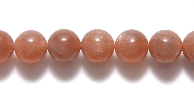 10ST185-P: Peach Moonstone Round 10mm