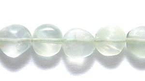 5ST650-P: Prehnite Pebble/disc 5-6mm AVG 14"