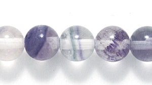 6ST431: Rainbow Fluorite Round 6mm