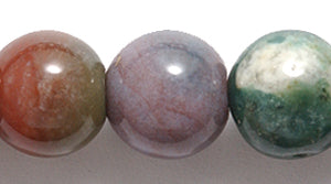 10ST453: Fancy Agate Round 10mm