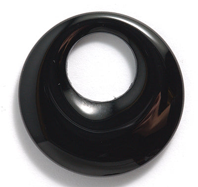 74ST401-2: Black Onyx Agogo Donut 30mm 1PC