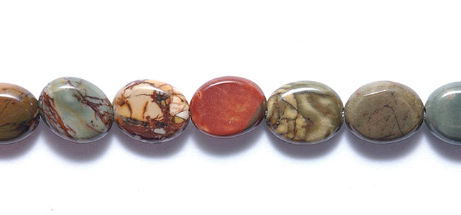 32ST451: Cherry Creek Jasper Oval 8x10mm