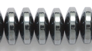 78ST403: Hematite Rondell 4x11mm