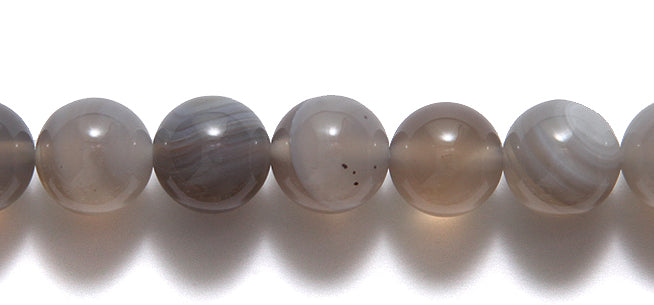 10ST464-B: LT Botswana Agate Round 10mm