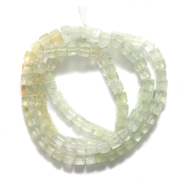 54ST650-S: Prehnite Shaded Cube 4mm