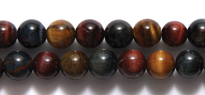 8ST400-MX: Multi Tiger Eye Round 8mm