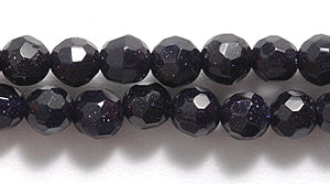 4ST444-F: Blue Goldstone Round FC 4mm