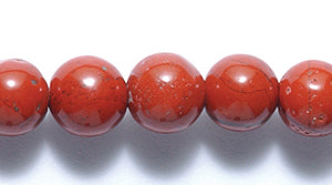 6ST445: Red Jasper Round 6mm