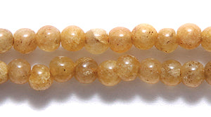 3ST622-MS: Dyed Quartz Round 3.5mm Mustard 13"