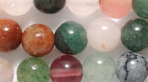 6ST525: Mixed Stone Round 6mm