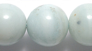 12ST436-BG: Blue-green Amazonite Round 12mm 1 STR