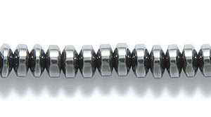 74ST403-R: Hematite Rondell 1.8x4mm