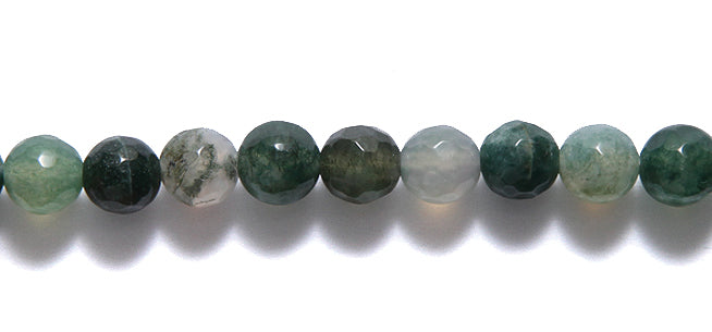 6ST452-F: Fancy Moss Agate FC Round 6mm