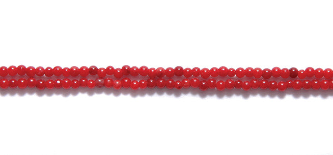 2ST440: Bamboo Coral Dk Red Rd 1.5-2mm