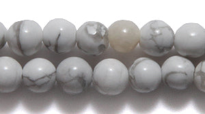 4ST405: Howlite Round 4mm