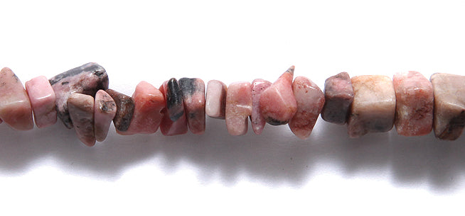 99ST494: Rhodonite Chips 5x8mm 36"R