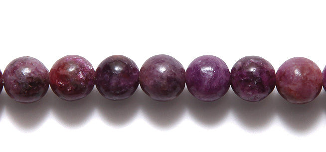 8ST543-E: Lepidolite Round 8mm Enhanced