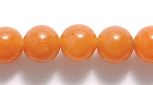 6ST449-OR: Orange/red Aventurine Round 6mm