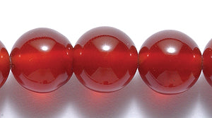 8ST428: Carnelian Agate Round 8mm