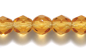 6FC254: CZ FACET RD TRANS Topaz 6MM-400PC