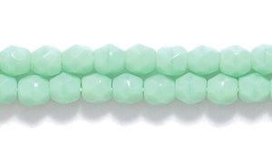 3FC185-1: Limited CZ FACET RD LT Turquoise Green 3mm-800PC