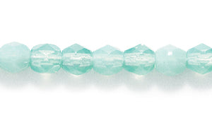 4FC280-SR: CZ FACET RD Opal Seafoam 4mm-100PC