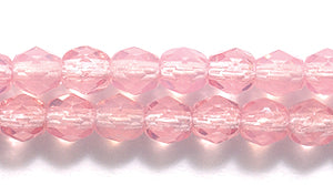 4FC290: CZ FACET RD Opal Pink 4mm-500PC