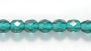 4FC288: CZ FACET RD TRANS DK Emerald 4mm 800PC