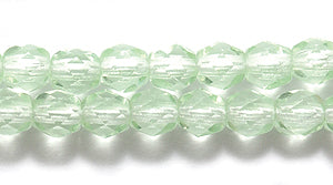 4FC281-5: CZ FACET RD TRANS LTest Peridot 4mm-1200PC