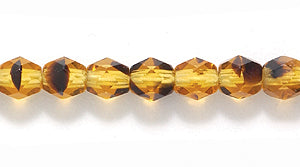 4FC256-TR: CZ FACET RD Topaz Tortoise 4mm-100PC