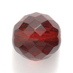 18FC246: CZ FC Round Garnet 18mm-1PC