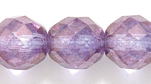 10FC098R: CZ FACET RD Picasso LT Amethyst 10mm-25PC