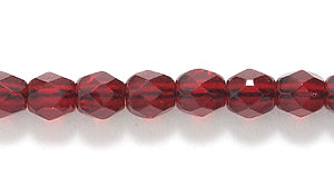 4FC246R: CZ FACET RD Trans Garnet 4mm-100PC