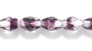 32FC5219: CZ FC Oval 2 Tone Crystal/amethyst 4x6mm 600PC