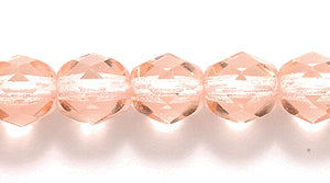 6FC292R: CZ FACET RD Trans MED Pink 6mm-50PC