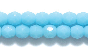 4FC162R: CZ FACET RD Turquoise Blue 4mm-100PC