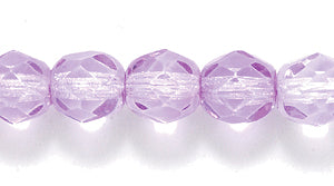 6FC297-DCR: CZ FACET RD Amethyst Coated 6mm 50PC