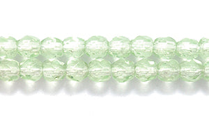 3FC282-A: CZ FACET RD TRANS Apple Green 3mm-1200PC