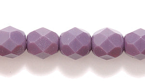 6FC197R: CZ FACET RD Opaque MED Purple 6mm-50PC