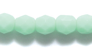 6FC280-1: CZ FACET RD Opal Pale Green 6MM-400PC