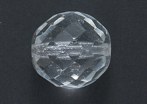 14FC212: CZ FACET RD Crystal 14MM-Also See -l-120PC