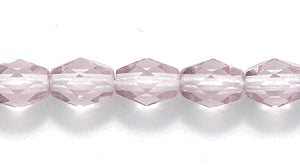 32FC296R: CZ Faceted Oval Trans LT Amethyst 4x6mm-50PC