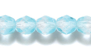 6FC5216-1: CZ FACET RD 2 Tone Crystal/LT Aqua 6MM-600PC